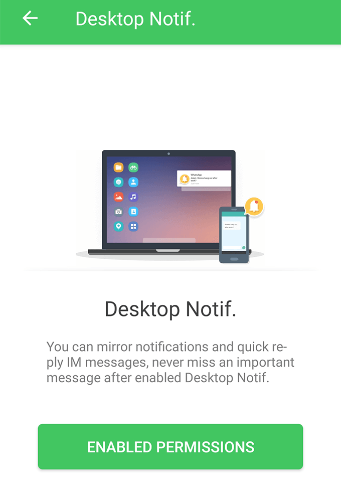 Mirror Android Notifications On Computer With AirDroid image 2 - enabled-permissions-airdroid