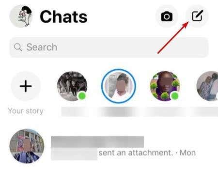 iOS (iPhone or iPad) image 2 - setup-use-facebook-messenger-self-destructing-messages-pencil-icon-ios