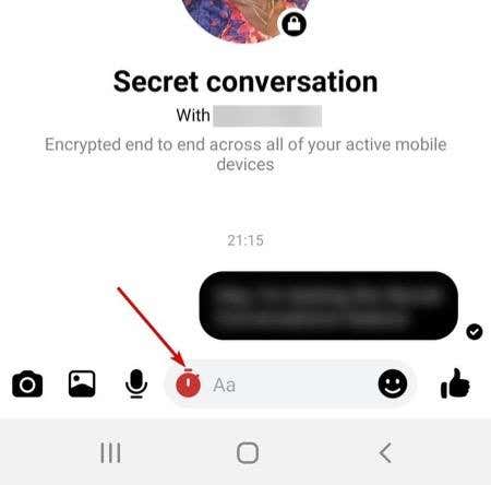 How to Send Self Destructing Messages in Facebook Messenger - 4