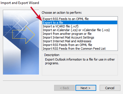 export one account from outlook for mac