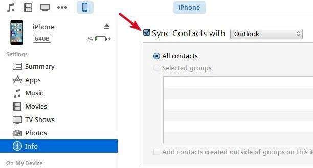 How To Sync Outlook Contacts image 13 - sync-outlook-contacts-iphone-sync-contacts-with