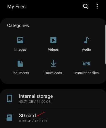 How to Transfer Files from Android Storage to an Internal SD Card - 60