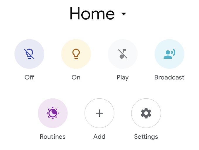 Have google home store turn on tv