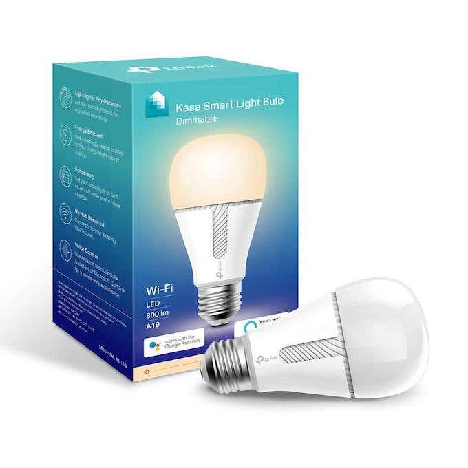 TP-Link Kasa White Smart Bulb (Amazon) image - Kasa-White-Smart-Bulb