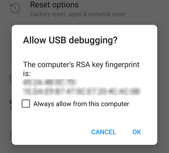 Use ADB Wirelessly For Non-rooted Android Devices image 3 - allow-usb-debugging