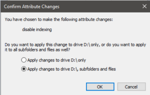 Turn Off Indexing in Windows for Better Performance