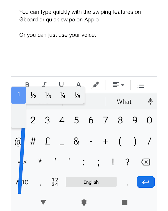 talk to type google docs