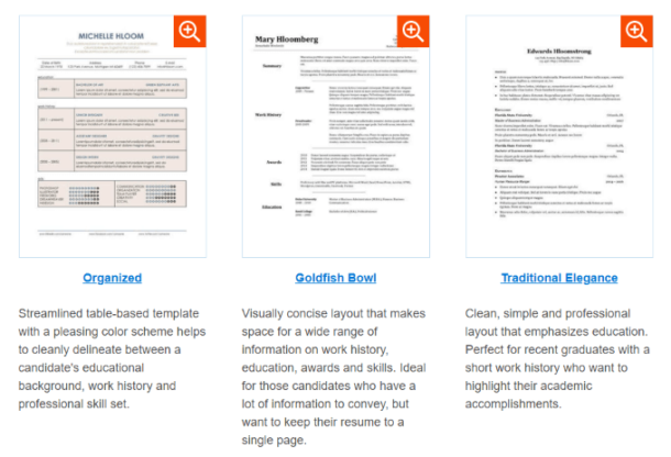 resume templates for ms word 2007