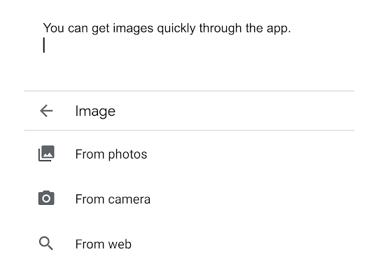 how to resize an image on google docs app