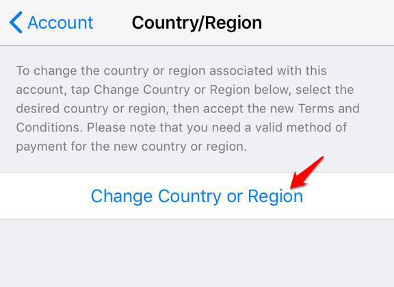 How to Switch iTunes App Store Account to Another Country - 45