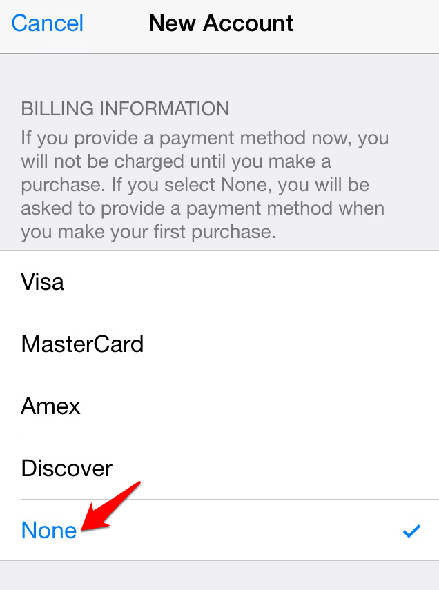 Switching Between Multiple Countries On iTunes Or App Store image 8 - set-up-itunes-account-country-download-apps-multiple-countries-billing-none