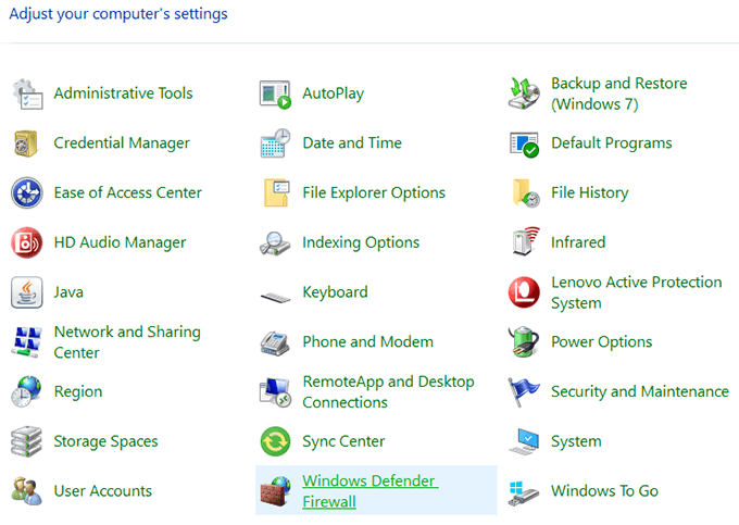 How To Fix Connection Related Issues image - windows-firewall