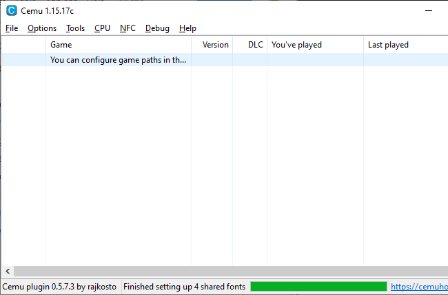 Installing The Cemu Emulator image 3 - Cemu-Shared-Fonts-Download-Finished