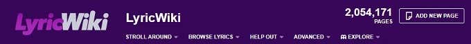 LyricWiki image - Lyric