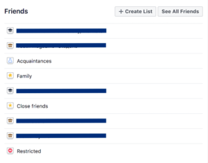 facebook friends list order 2011