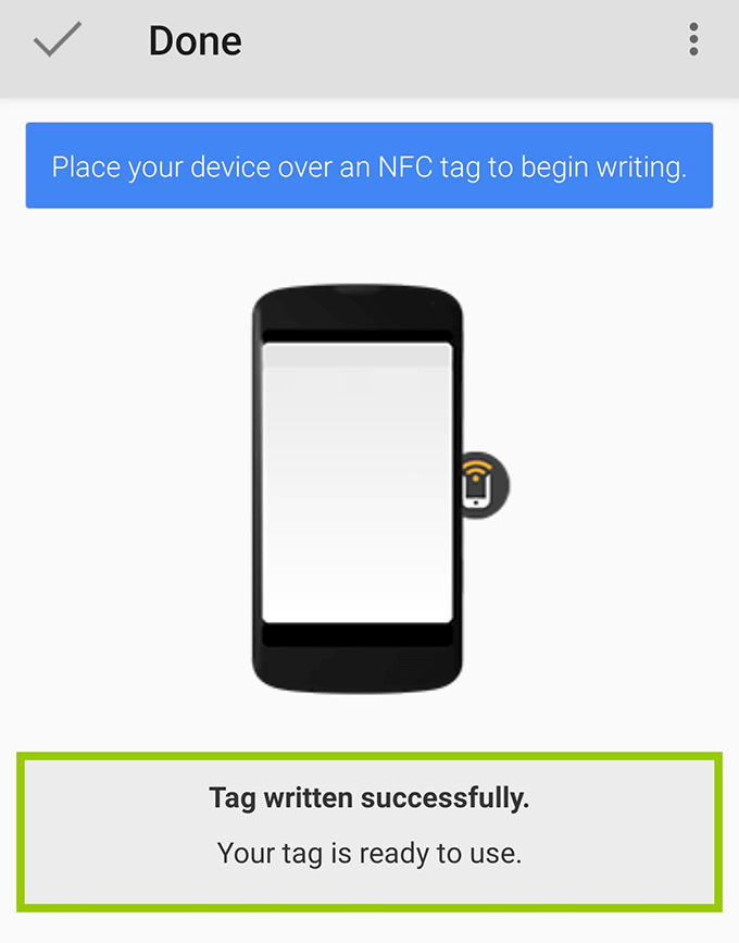 Writing Data To An NFC Tag Using Your Android Device image 11 - nfc-tag-written