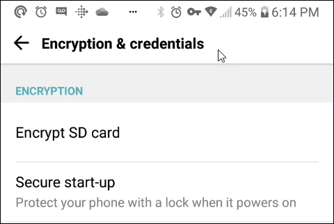 Set Up Phone Security image 3 - phone-encryption-and-credentials