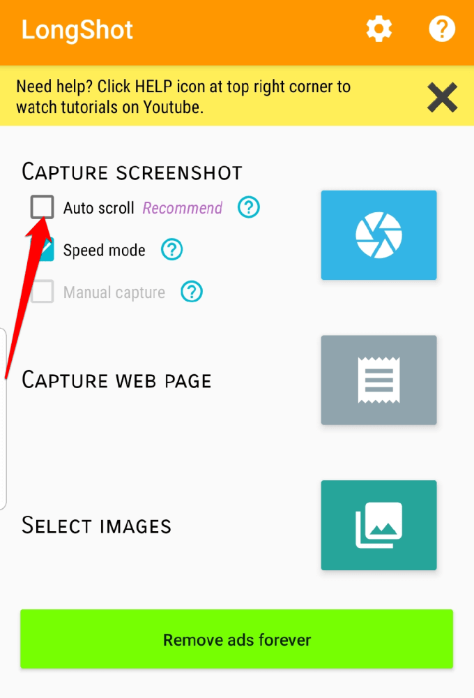 Using a Third-Party App image 2 - scrolling-screenshot-android-longshot-auto-scroll