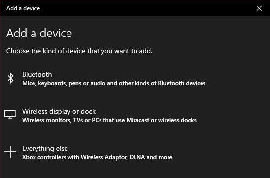 Connecting a (Bluetooth) Xbox Controller To a Windows PC image 4 - Add-a-Device