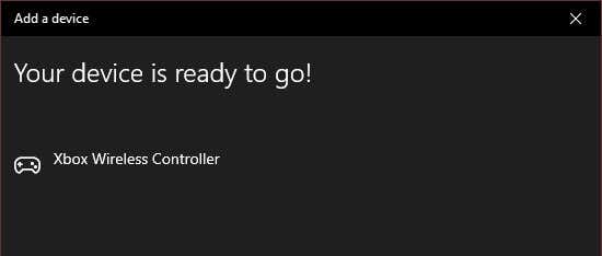 Connecting a (Bluetooth) Xbox Controller To a Windows PC image 7 - Controller-Ready