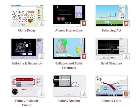 PhET Physics Simulators image - PHET-Sims