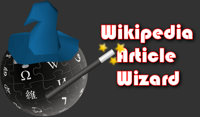 Contribute to Wikipedia by Creating a Wikipedia Page image 4 - Wikipedia-Article-Wizard