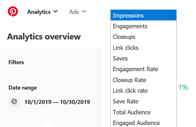 How Are Your Pins Performing? image 2 - analytics-overview-metrics