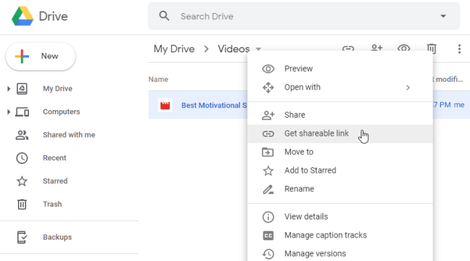 How to Upload Video Google Drive and Share With Friend 