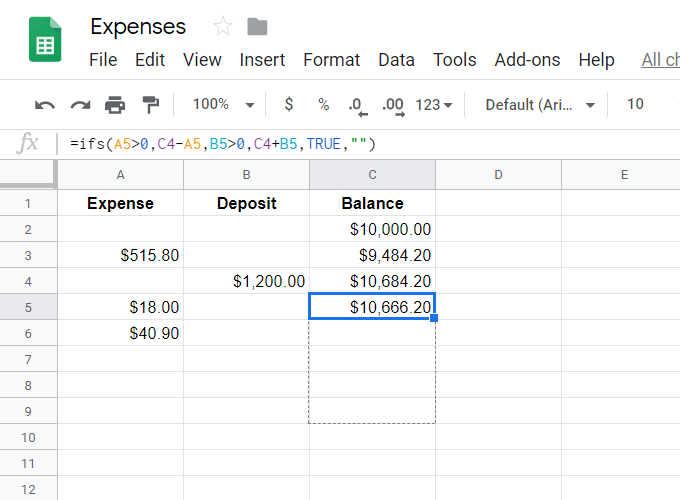 Automatically Add & Subtract In a Spreadsheet image 4 - google-sheets-copy-formula