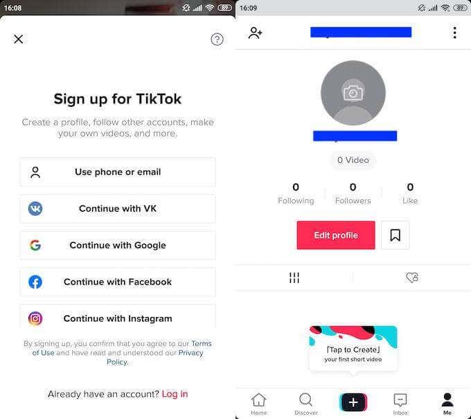 How To Get Started On TikTok image 2 - screenshot_tiktok-signup