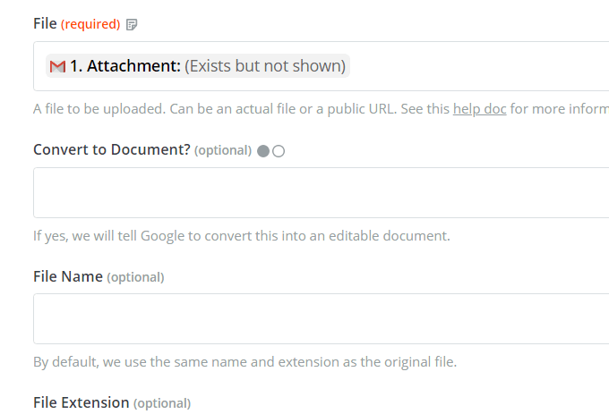 Automatically Saving Email Attachments With Zapier image 4 - zapier-google-drive-attachment
