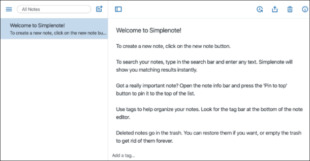 simplenote publish with markdown