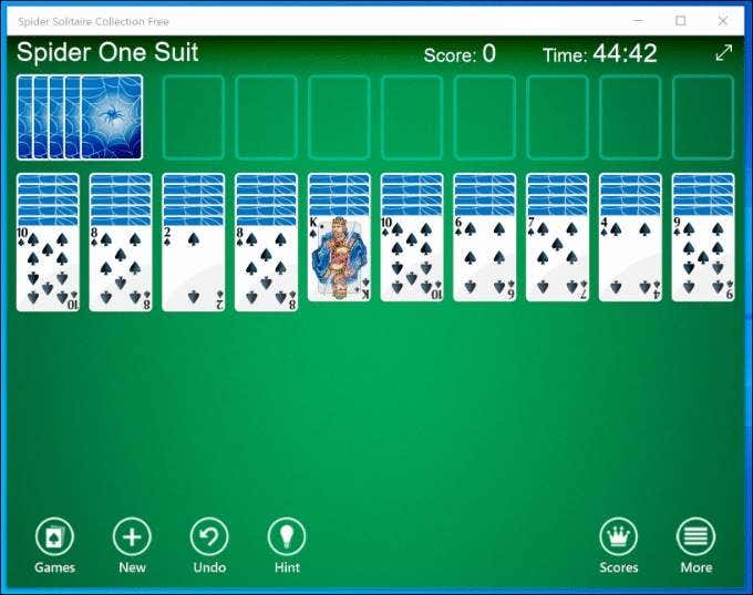windows spider solitaire for mac free