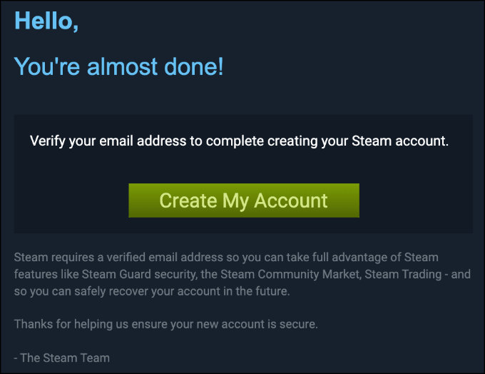 steam wont verify login information