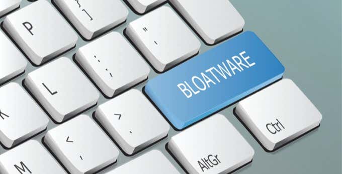 What Is Bloatware? image - bloatware