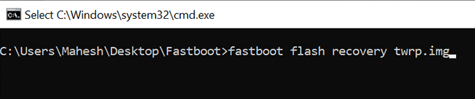 Root a Nexus 6 image 6 - fastboot-flash-recovery-1