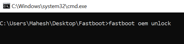 Root a Nexus 6 image 4 - fastboot-oem-unlock