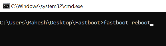 Root a Nexus 6P image 4 - fastboot-reboot-1