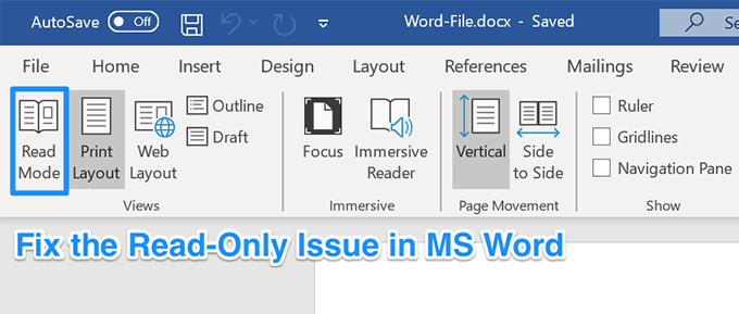 cannot edit in word online