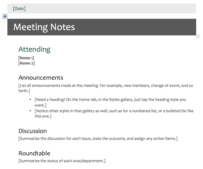 How To Write Minutes Of Meeting Sample Email