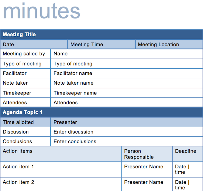 15 Best Meeting Minutes Templates to Save Time - 88