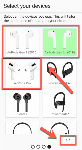 Installing An AirPod Control App image 2 - AirBattery-Choose-Device-Type