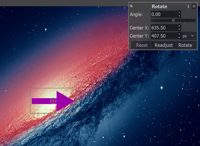 Using GIMP: Learning The Basics image 16 - Rotation-4
