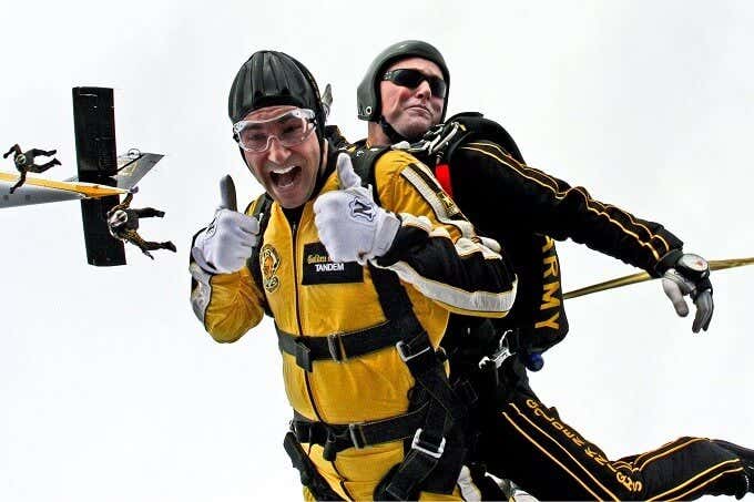 Why Choose 360-Degree Video? image - Skydiving