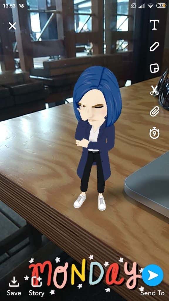 Use Bitmoji In Snapchat image 2