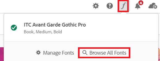 premium fonts adobe creative cloud