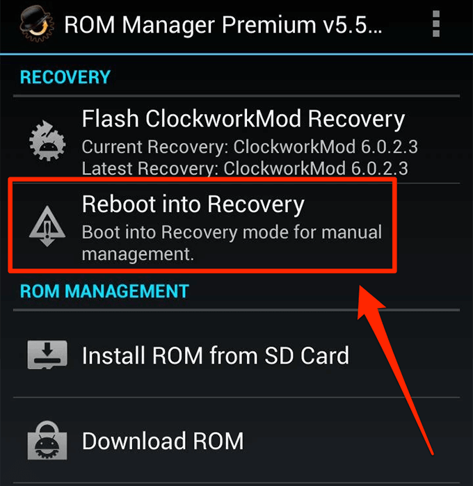 How To Use ClockworkMod Recovery On Android - 35