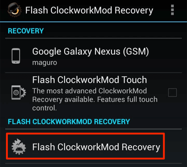 How To Use Clockworkmod Recovery On Android 1761