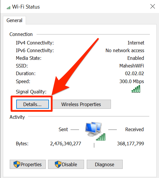 How to Find a Wireless Access Point IP Address - 13