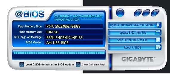 Updating Using a Utility image - AtBIOS